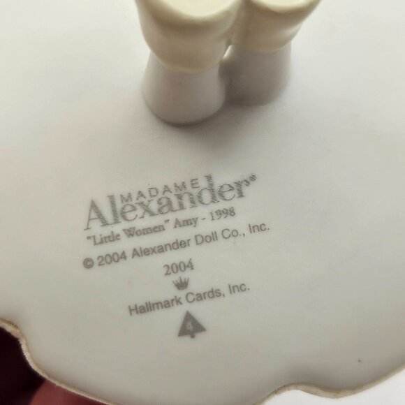 Hallmark 2004 AMY MARCH Madame Alexander Little Women Christmas Ornament - Picture 7 of 11